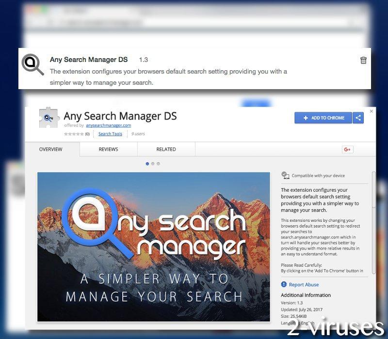 Anysearchmanager Virus Wie Es Man Entfernt Sicherpc Net